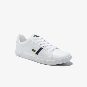 Lacoste Europa Leather Sneakers Pánské - Tenisky Bílé | CZ-iAw1c3